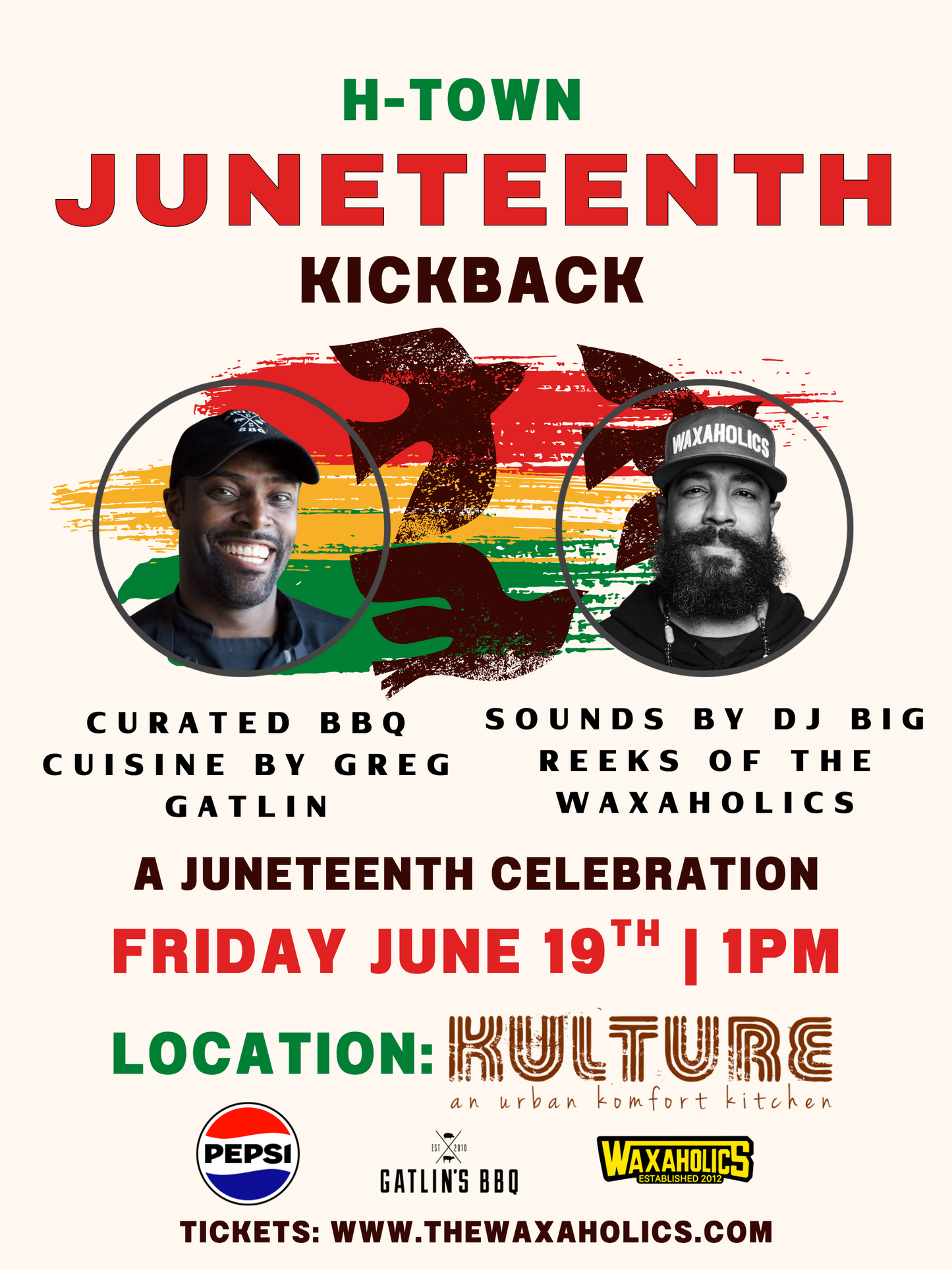 Waxaholics x Gatlin's BBQ | Juneteenth H-Town Kickback Celebration