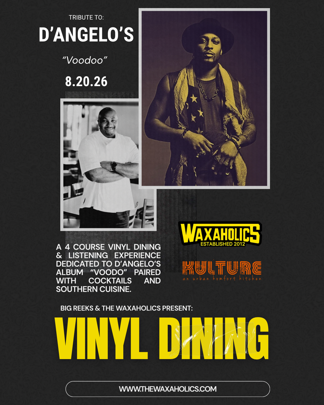 Vinyl Dining: A Tribute to D'Angelo and Southern Cuisine