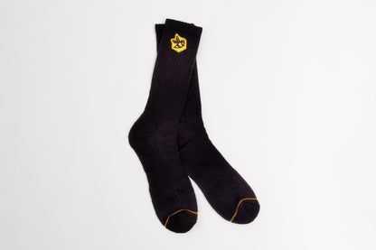 Waxaholics Crew Socks - Black