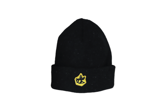 Bee Patch New Era Beanie - Speckled Black