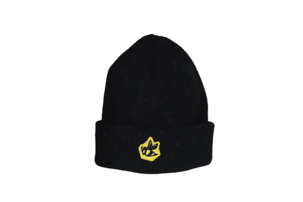 Bee Patch New Era Beanie - Speckled Black